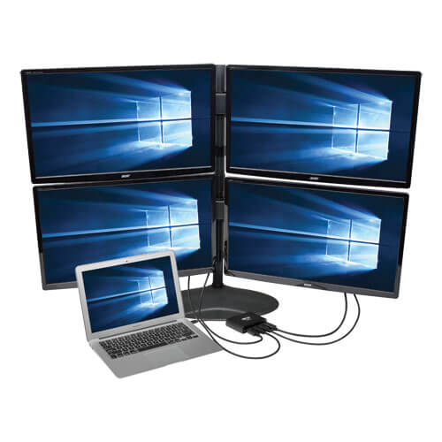 How to Connect Multiple Monitors to a Laptop Using DisplayPort MST