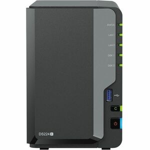 Synology DS224+ J4125 2.0GHZ QC 2GB DDR4 2x 1GbE RJ-45 2x USB 3.2 (2 Years Manufacture Local Warranty In Singapore)