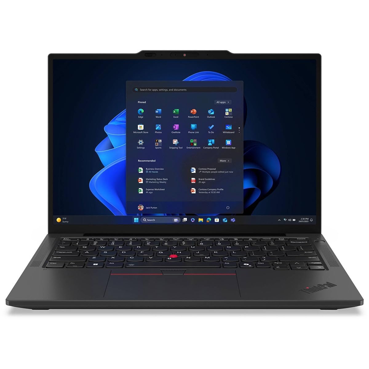 Lenovo ThinkPad X13 Gen 6 : 13.3" WUXGA (1920x1200) IPS 400nits Anti-glare, 100% sRGB Intel® Core™ Ultra 7 255U, 12C (2P + 8E + (21RK00CSSG) product image
