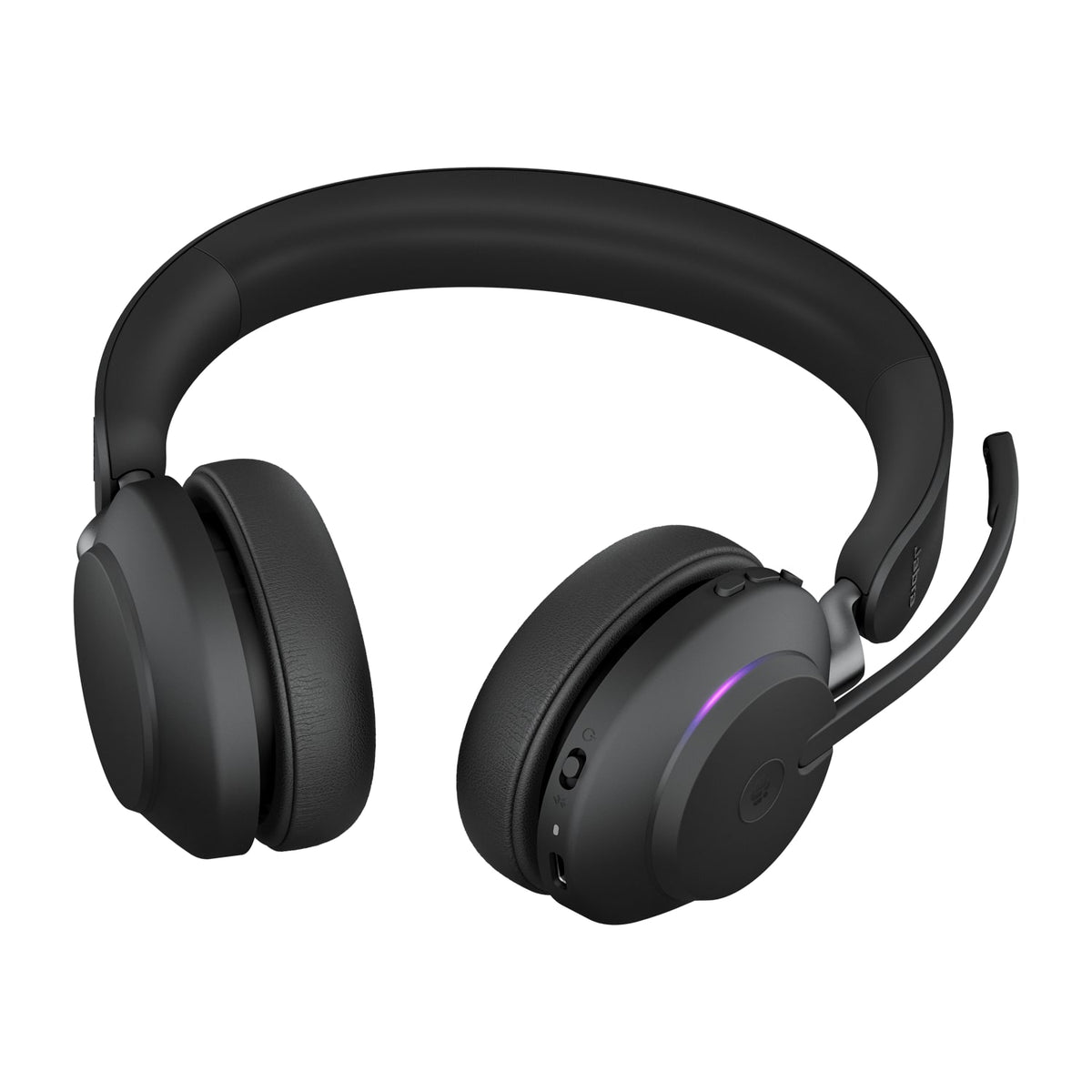 Jabra Evolve2 65 USB-A MS Stereo Headset with Charging Stand, Black (26599-999-989) (2 Years Manufacture Local Warranty In Singapore) product image