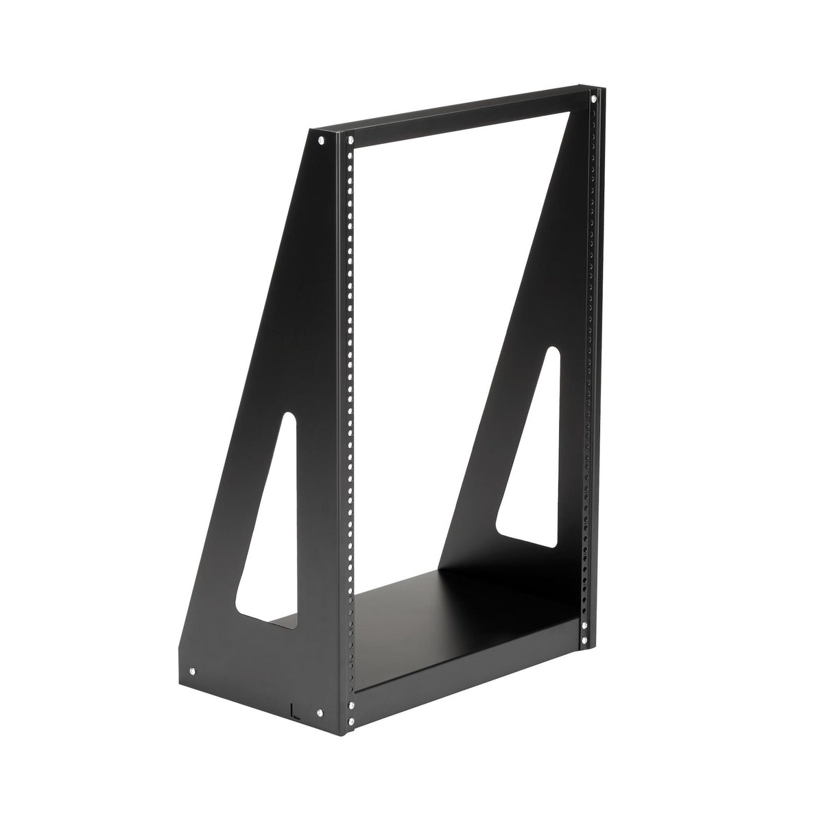 StarTech 16U 2-Post Open Frame Desktop Server Rack, 19in Compact Space-Saving Floor IT Rack with 350lb (160kg) Weight Capacity (2POSTRACK16) product image