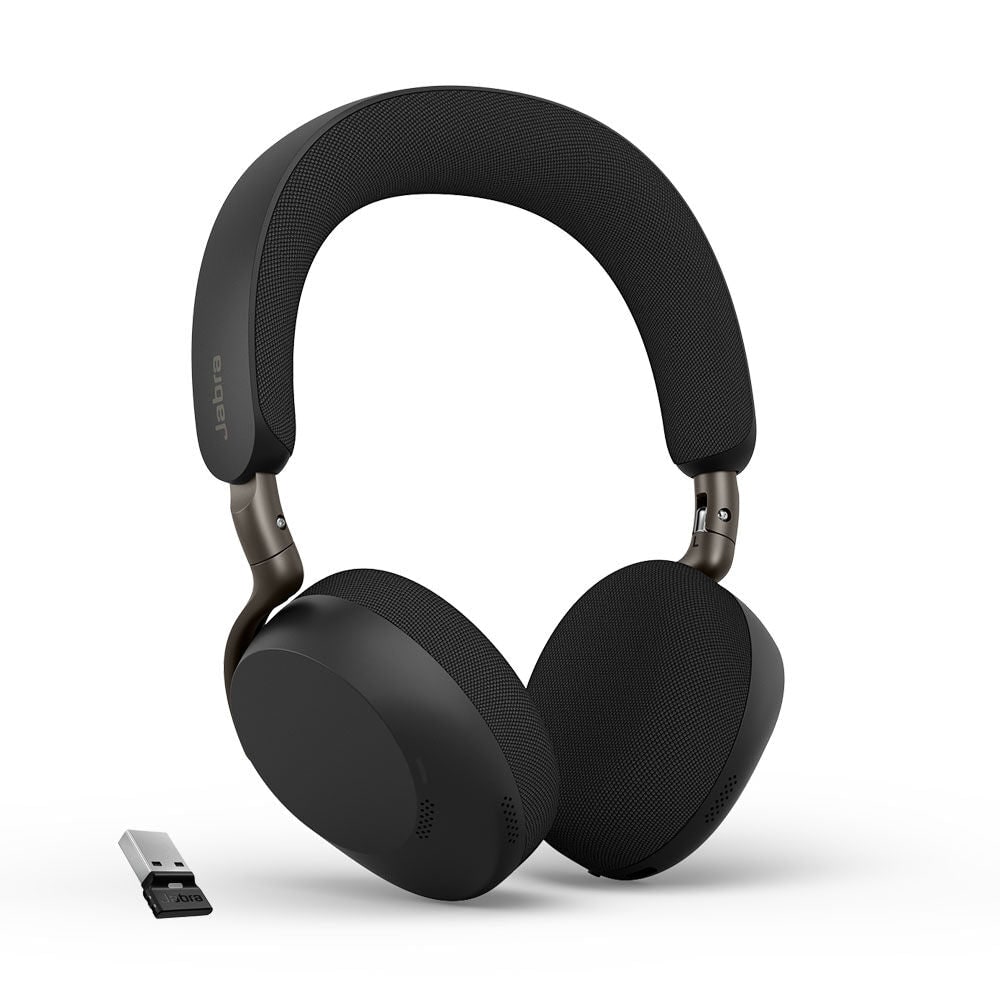 Jabra Evolve3 75 MS Headset, USB-A Dongle, Black (37599-999-999) (2 Years Manufacture Local Warranty In Singapore) product image