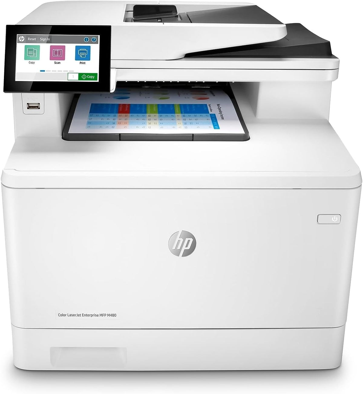 HP Color LaserJet Ent MFP M480f Printer (3QA55A) product image