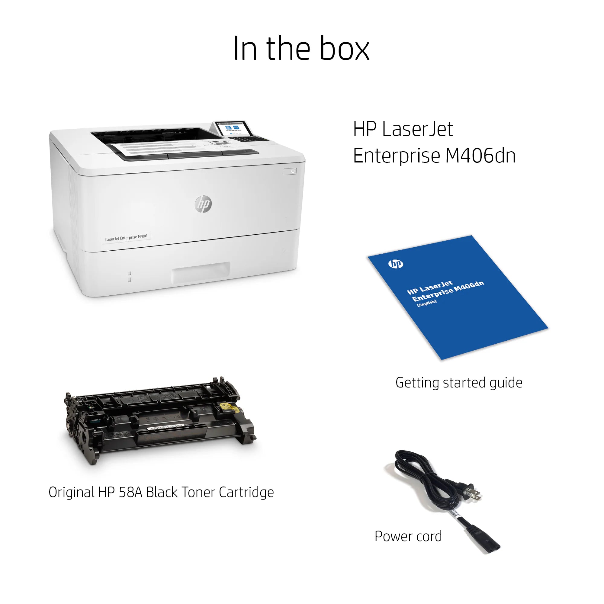 HP LaserJet Enterprise M406dn (3PZ15A) (1 Year Manufacture Local Warranty In Singapore)