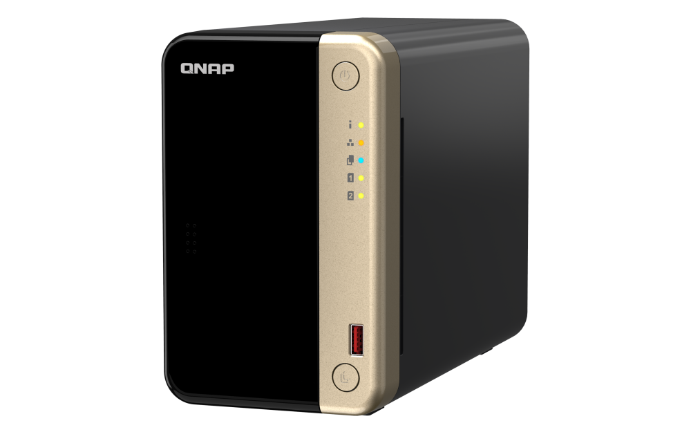 QNAP 2-Bay Desktop NAS, Intel Celeron N5105/N5095 Non-expandable 8GB RAM (QN-TS-264-8G) (3 Years Manufacture Local Warranty In Singapore)