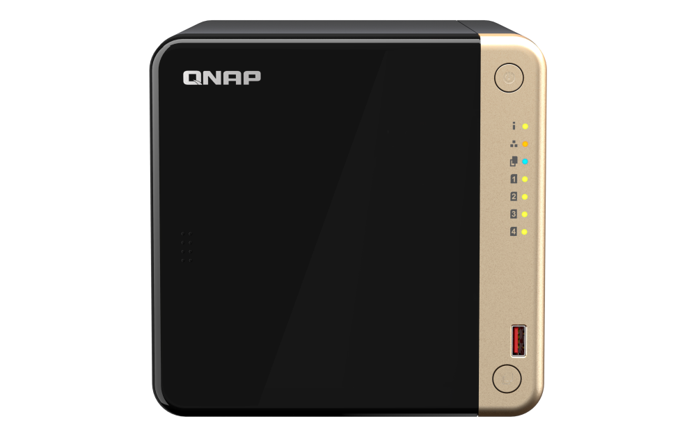 QNAP 4-bay Intel Celeron N5105/N5095 Non-expandable 8GB RAM NAS (QN-TS-464-8G) (3 Years Manufacture Local Warranty In Singapore)