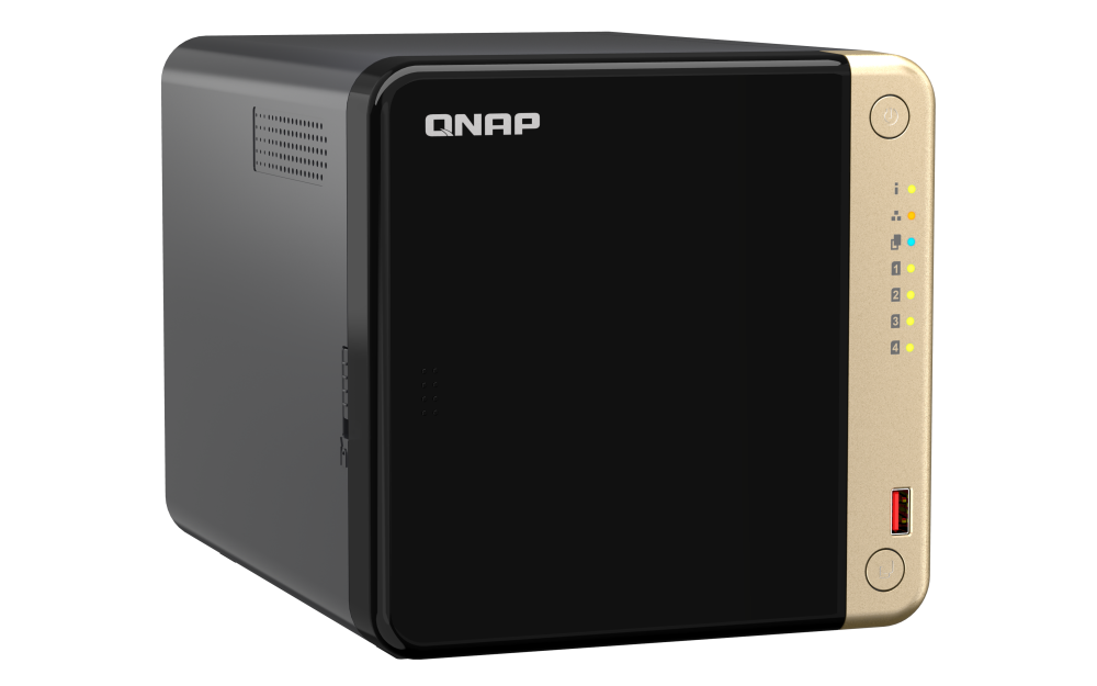 QNAP 4-bay Intel Celeron N5105/N5095 Non-expandable 8GB RAM NAS (QN-TS-464-8G) (3 Years Manufacture Local Warranty In Singapore)