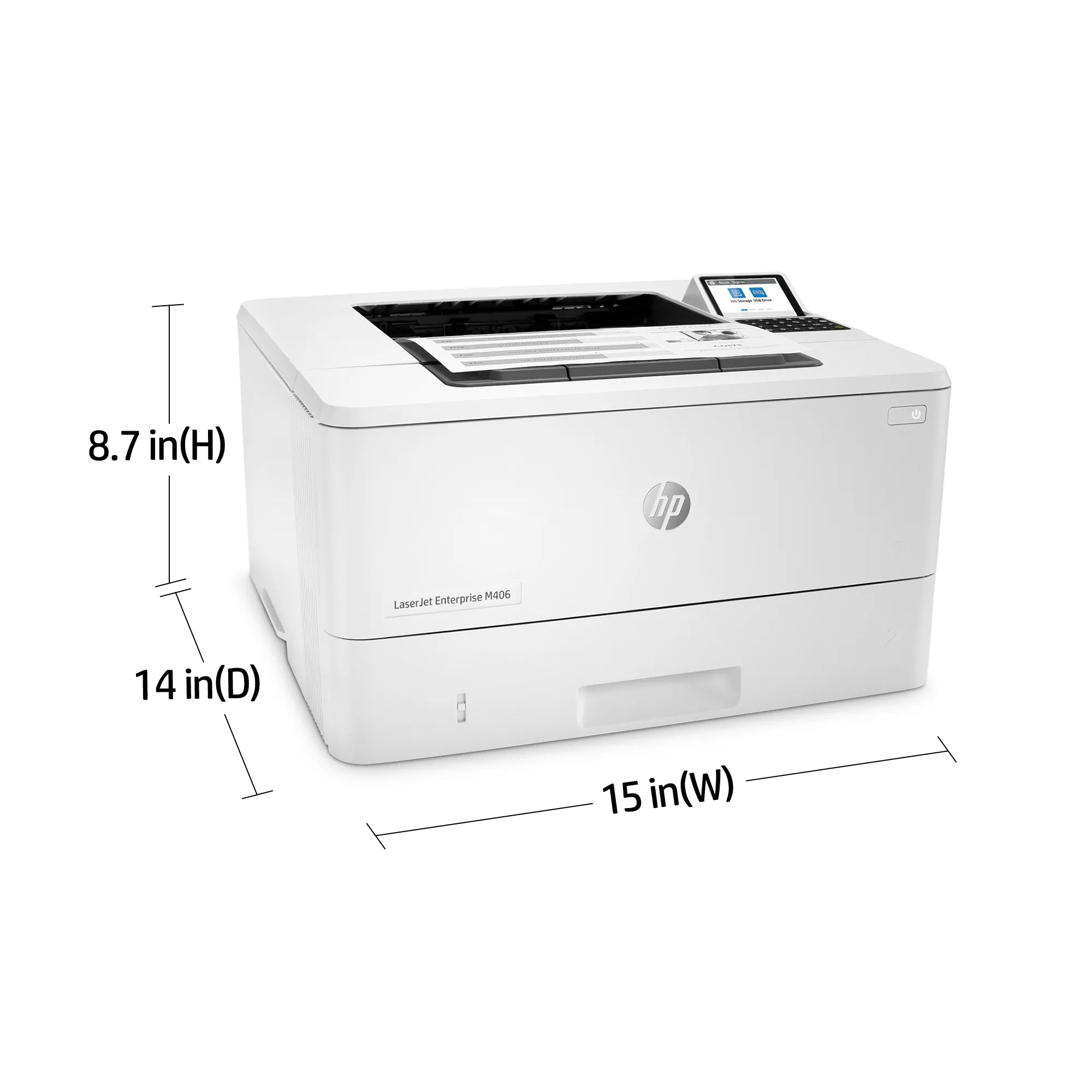HP LaserJet Enterprise M406dn (3PZ15A) (1 Year Manufacture Local Warranty In Singapore)