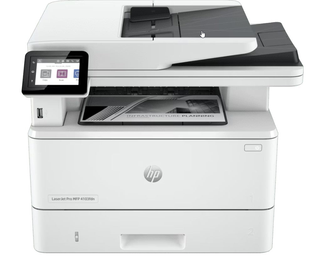 HP LaserJet Pro MFP 4103fdn Printer (2Z628A) (3 Year Manufacture Local Warranty In Singapore)