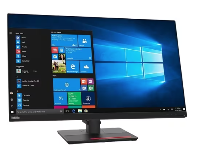 Lenovo ThinkVision T32h-20 32" WQHD IPS AG 3-sided Borderless (HDMI+DP+USB-C) 61F1GAR2WW (3 Years Manufacture Local Warranty In Singapore) -EOL