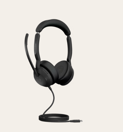 JABRA Evolve2 50 Stereo Wired Headset With USB-C (2 Years Manufacture Local Warranty In Singapore)-EOL