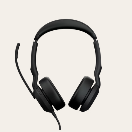 JABRA Evolve2 50 Stereo Wired Headset With USB-C (2 Years Manufacture Local Warranty In Singapore)-EOL