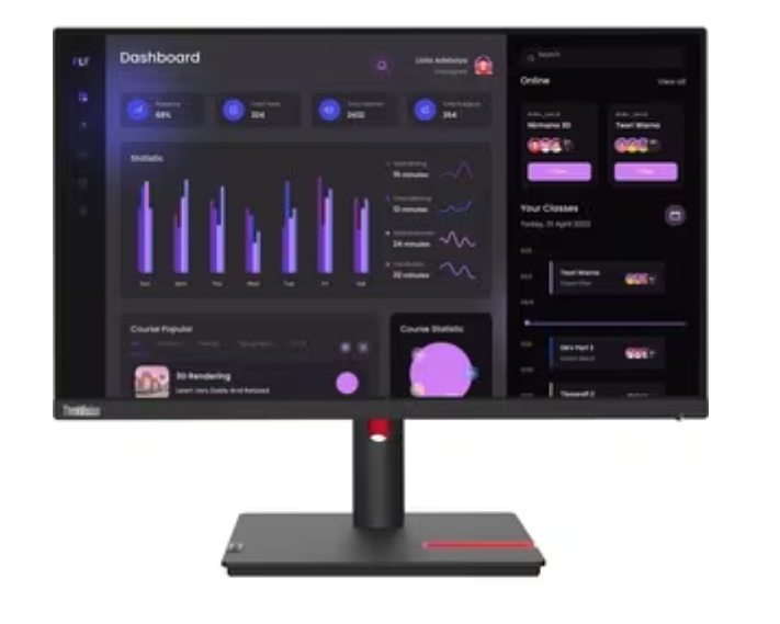 Lenovo Thinkvision T24i-30 23.8"Monitor (63CFMARXMY) (3 Years Manufacture Local Warranty In Singapore)-EOL