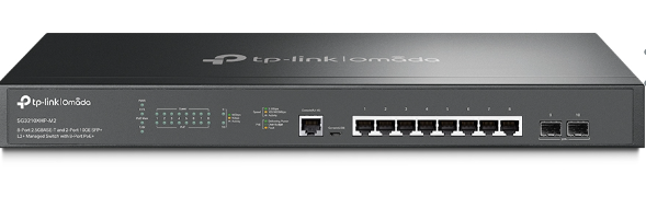 TP-LINK Omada 8-Port 2.5GBASE-T and 2-Port 10GE SFP+ L2+ Managed Switc