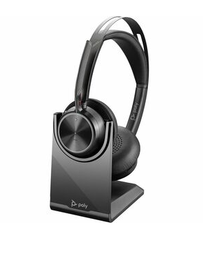 HP Poly VOYAGER Focus 2 UC USB-A /USB-C with Charge Stand Headset (2 Years Manufacture Local Warranty In Singapore)-EOL