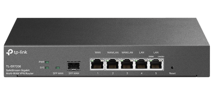 TP-LINK Omada Gigabit Multi-WAN VPN Router (ER7206) (5 Years Manufactu