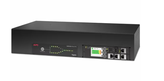 APC Netshelter Rack Automatic Transfer Switch, 2U, 32A 230V, 2 IEC 309 IN, 16 C13, 2 C19 OUT, 50/60 Hz  (AP4424A) (2 Years Manufacture Local Warranty In Singapore)- Promo Price While Stock Last