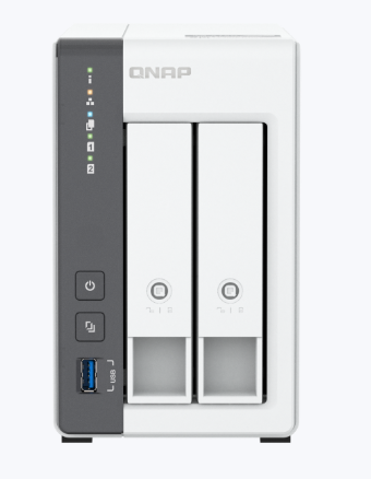 QNAP TS-216G 2-Bay NAS ARM 4-core Cortex-A55 2.0GHz CPU, 2.5Gbps, 4 GB on board (non-expandable) (2 Years Manufacture Local Warranty In Singapore)