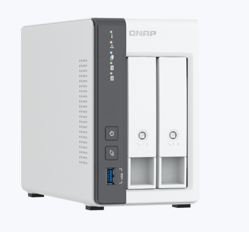 QNAP TS-216G 2-Bay NAS ARM 4-core Cortex-A55 2.0GHz CPU, 2.5Gbps, 4 GB on board (non-expandable) (2 Years Manufacture Local Warranty In Singapore)