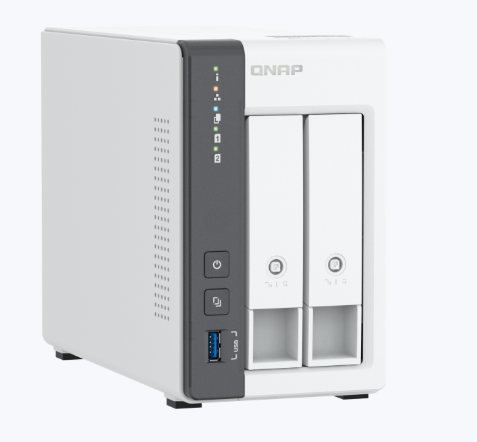 QNAP TS-216G 2-Bay NAS ARM 4-core Cortex-A55 2.0GHz CPU, 2.5Gbps, 4 GB on board (non-expandable) (2 Years Manufacture Local Warranty In Singapore)