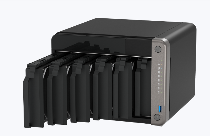 QNAP 6-bay 64bit 8-core ARM CPU AI-powered NAS 8GB RAM Non-expandable (QN-TS-AI642-8G) (3 Years Manufacture Local Warranty In Singapore)