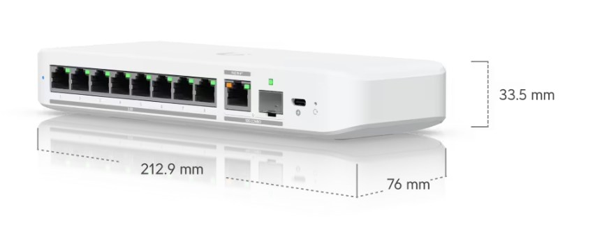 Ubiquiti Unifi Flex 2.5G USW-Flex-2.5G-8 (2 Years Hardware Warranty) -Special Price While Stock Last