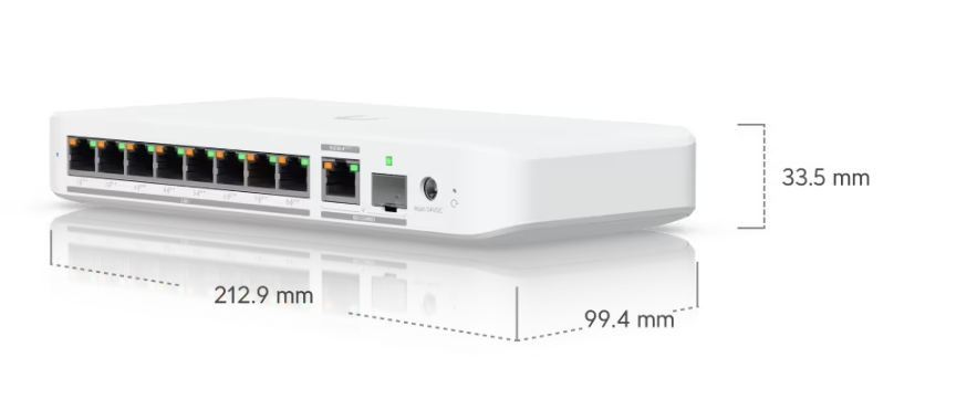 Ubiquiti Unifi Flex 2.5G PoE USW-Flex-2.5G-8-PoE (2 Years Hardware Warranty) -Special Price While Stock Last