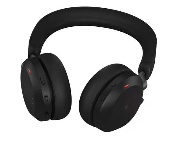 JABRA Evolve2 75 Stereo Wireless Headset With USB-A /USB-C (2 Years Manufacture Local Warranty In Singapore)