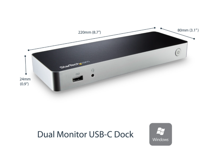 Startech USB Type C Docking Station with 60W - MST30C2HHPDU (3 Years Manufacture Local Warranty In Singapore)