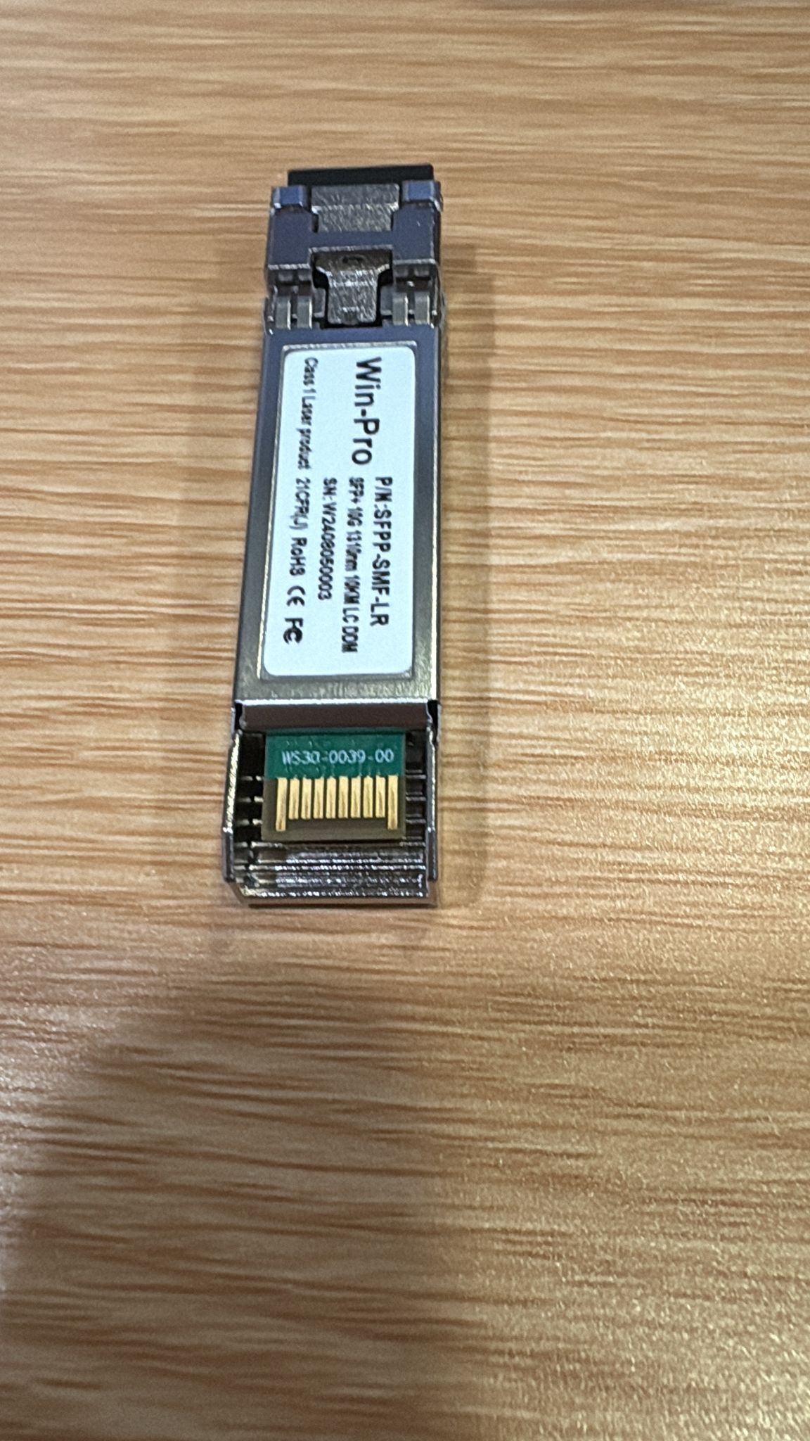 Win-Pro SFP+ Transceiver 10Gb SR MMF OM3 Duplex LC -Fibre cable LC connector 1 pcs