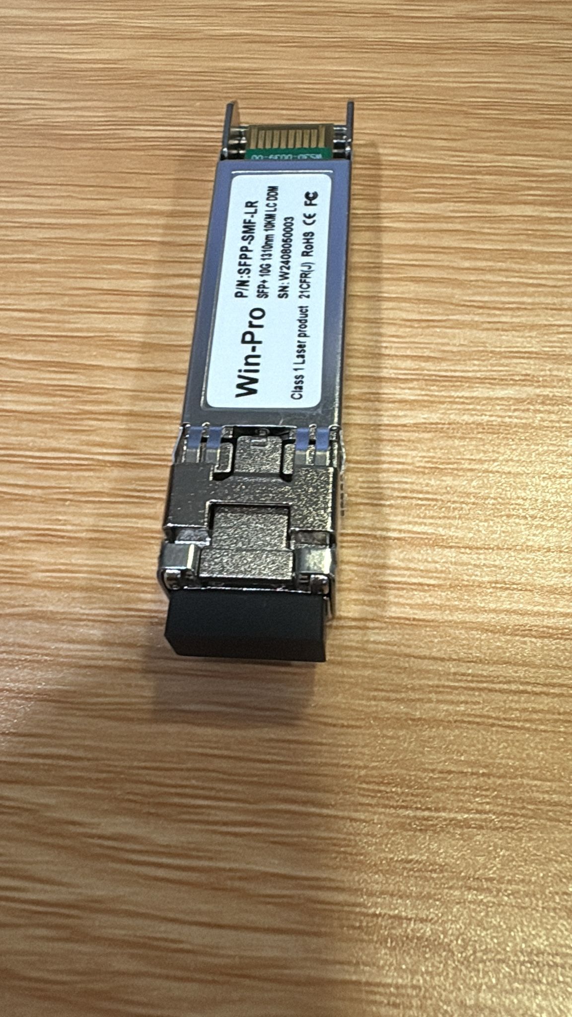 Win-Pro SFP+ Transceiver 10Gb SR MMF OM3 Duplex LC -Fibre cable LC connector 1 pcs