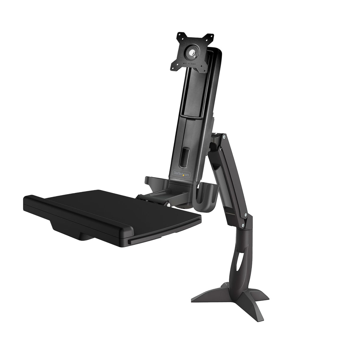 StarTech Sit Stand Monitor Arm - Desk Mount Adjustable Sit-Stand Workstation Arm for Single 27" VESA Mount Display - Ergonomic (ARMSTSCP1) product image