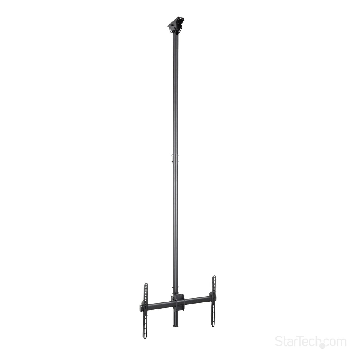 StarTech TV Ceiling Mount - Full-Motion Universal Hanging Single Screen Mount with Adjustable Telescopic Long Pole - Tilt / (FPCEILPTBLP) product image