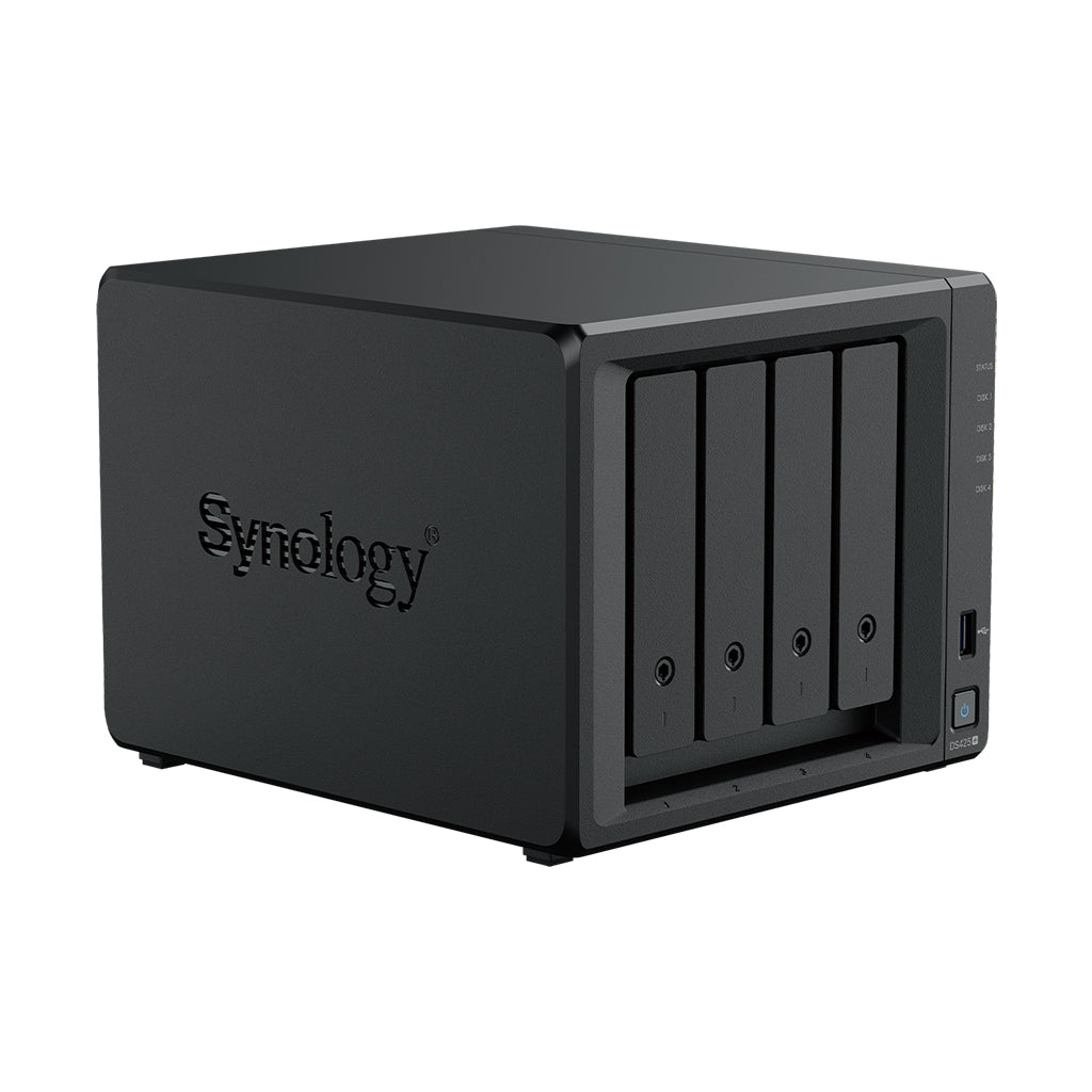 Synology DS425+ 4 Bay Intel Celeron J4125 quad-core 2 GB RAM (max 6 GB) 2X M.2 NVMe slots 1 x 2.5GbE 1 x 1GbE RJ-45 LAN port (2 Years Manufacture Local Warranty In Singapore)