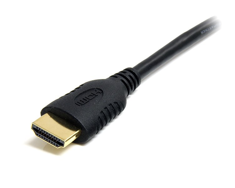 StarTech 1m Mini HDMI to HDMI Cable with Ethernet - 4K 30Hz High Speed Mini HDMI to HDMI Adapter Cable - Mini HDMI Type-C Device (HDACMM1M) product image