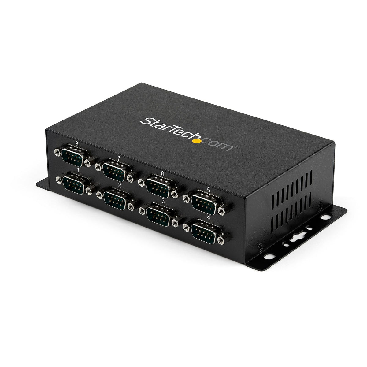 StarTech 8 Port USB to DB9 RS232 Serial Adapter Hub – Industrial DIN Rail and Wall Mountable (ICUSB2328I) product image