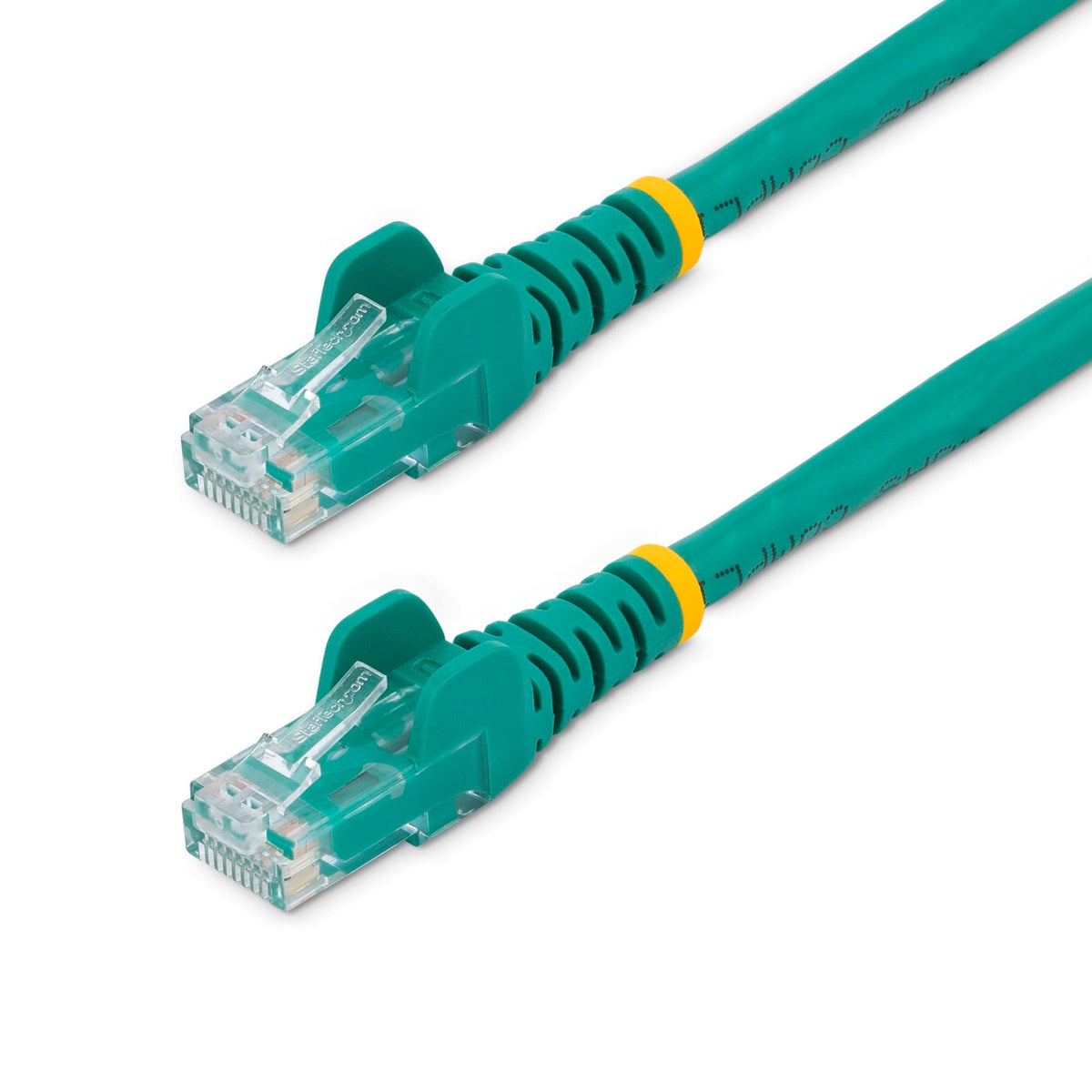 StarTech 10ft CAT6 Ethernet Cable - Green CAT 6 Gigabit Ethernet Wire - 250MHz 100W PoE RJ45 UTP Network/Patch Cord Snagless (N6PATCH10GN) product image