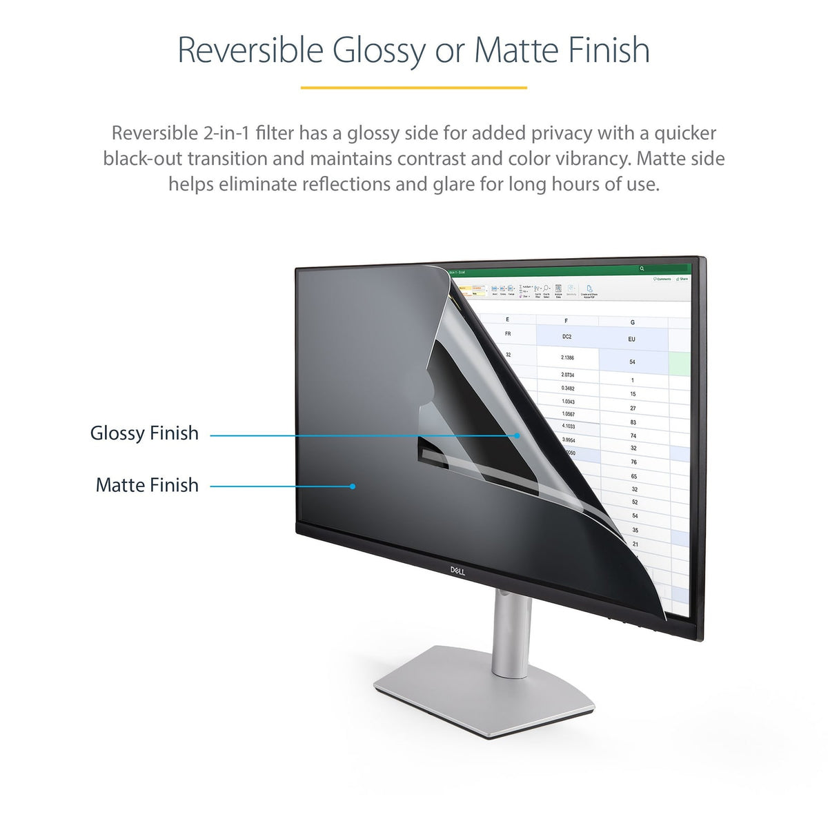 StarTech Monitor Privacy Screen for 24 inch PC Display (PRIVSCNMON24) product image