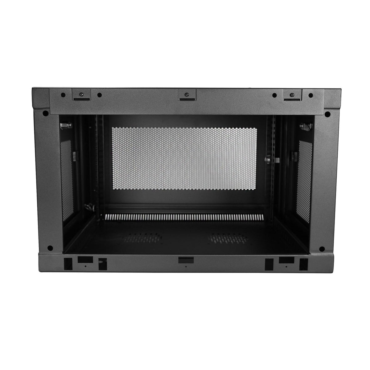 StarTech 2-Post 6U Wall Mount Network Cabinet with 1U Shelf, 19" Wall-Mounted Server Rack for Data / Networking / AV / (RK616WALM) product image