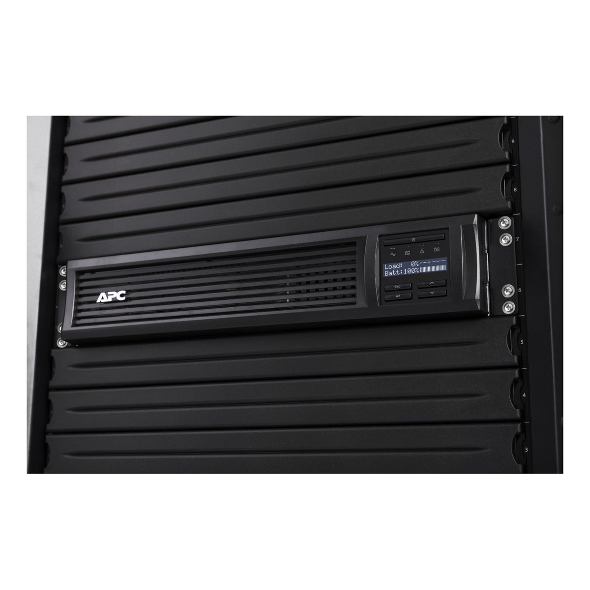 APC Smart-UPS, Line Interactive, 750VA, Rackmount 2U, 230V, 4x IEC C13 outlets, SmartConnect Port+SmartSlot, AVR, LCD (SMT750RMI2UC) (2 Years Manufacture Local Warranty In Singapore) product image