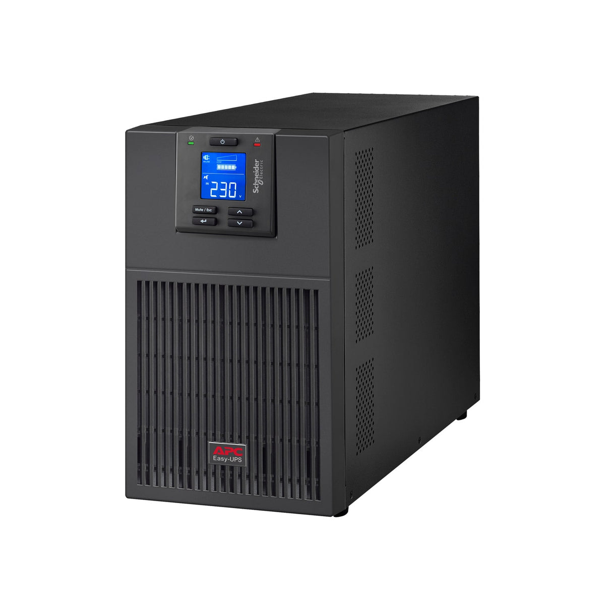 APC Easy UPS On-Line, 3kVA/2700W, Tower, 230V, 6x IEC C13 + 1x IEC C19 outlets, Intelligent Card Slot, LCD (SRV3KI-E) product image