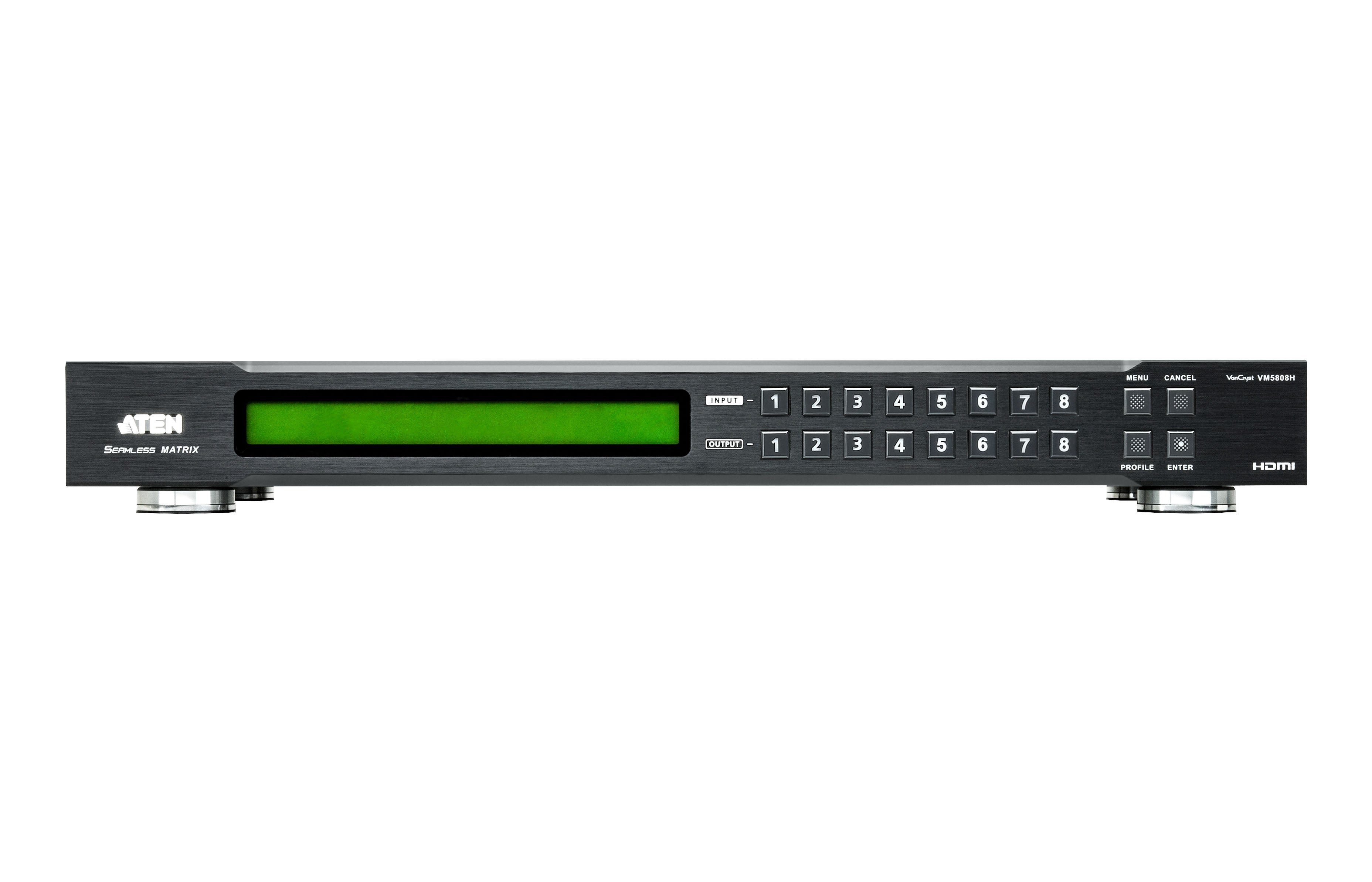Aten 8 x 8 HDMI Matrix Switch with Scaler -VM5808H (3 Year Manufacture Local Warranty In Singapore)