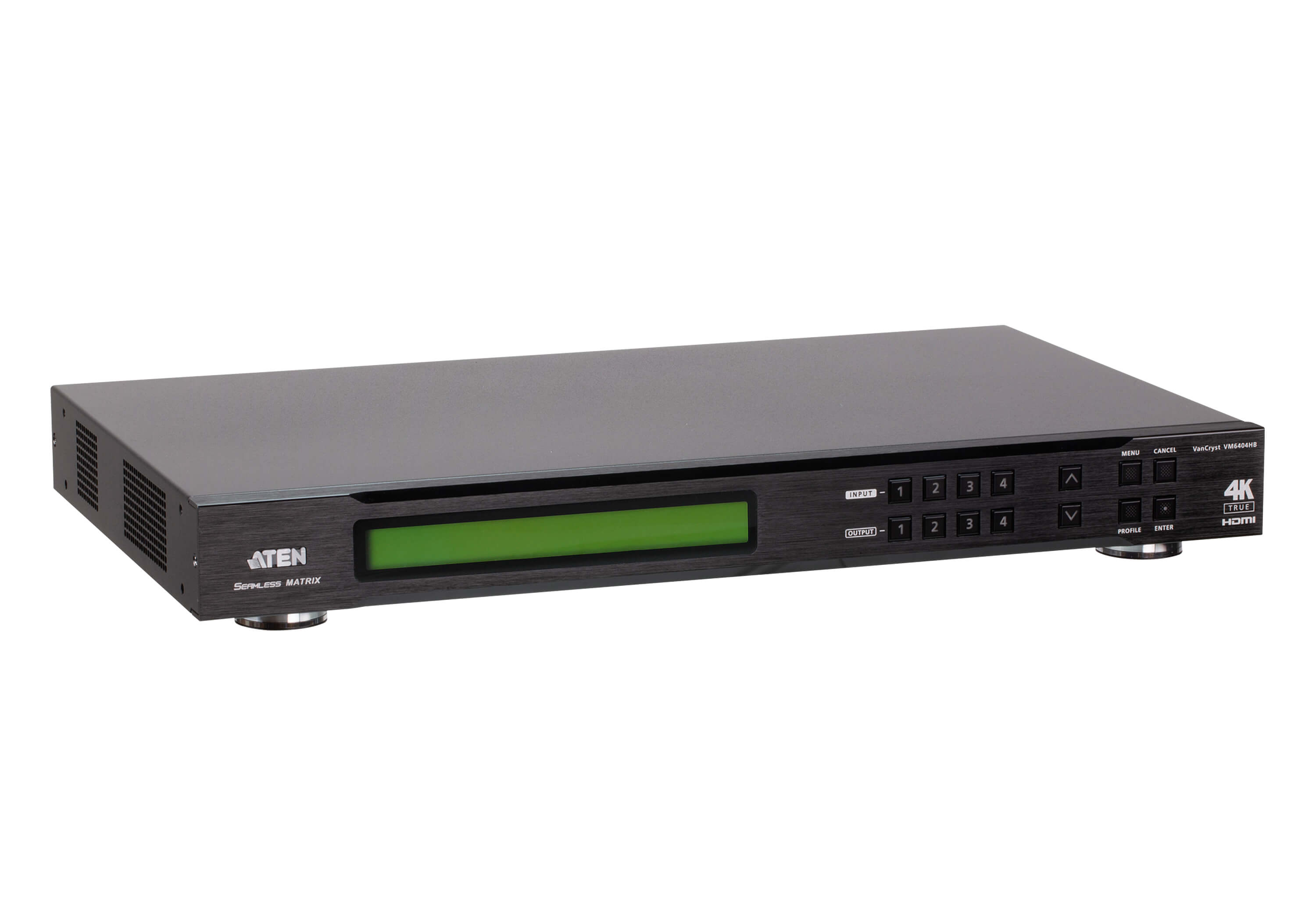 Aten 4 x 4 True 4K HDMI Matrix Switch with Scaler -VM6404HB (3 Year Manufacture Local Warranty In Singapore)
