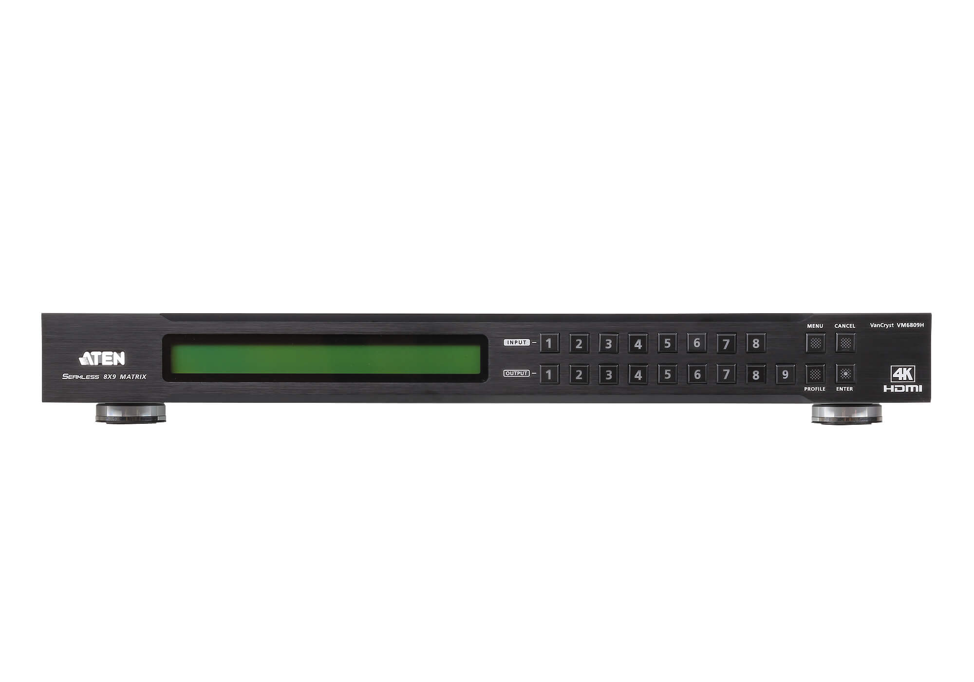 Aten 8 x 9 4K HDMI Matrix Switch with Scaler -VM6809H (3 Year Manufacture Local Warranty In Singapore)
