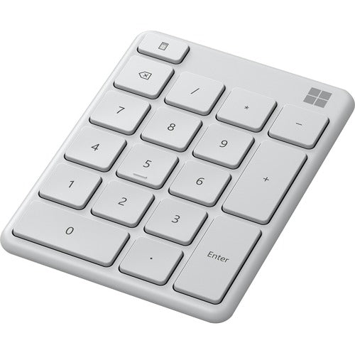 MICROSOFT BLUETOOTH NUMBER PAD - GLACIER 23O-00021 (1 Year Manufacture Local Warranty In Singapore)-EOL