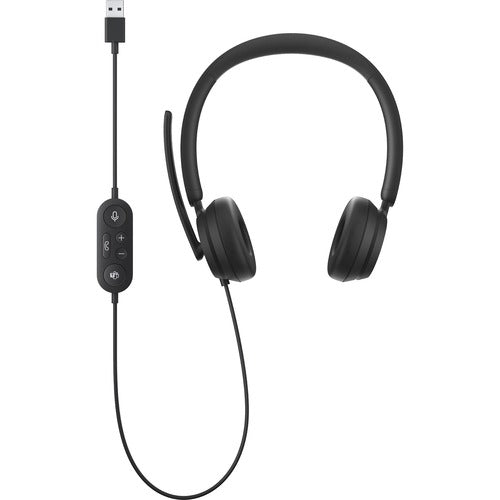 MICROSOFT WIRED MODERN USB-A HEADSET (6ID-00016) (1 Year Manufacture Local Warranty In Singapore)-EOL