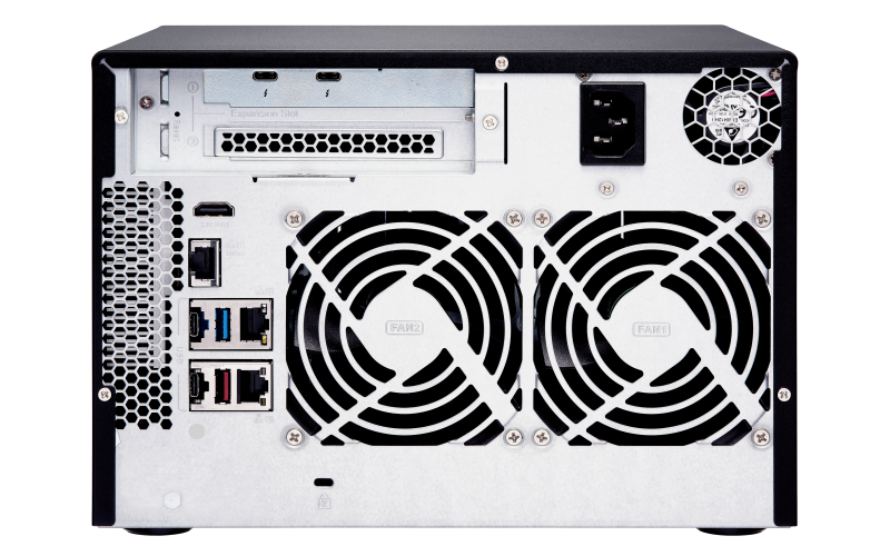 QNAP 6-Bay NAS, Intel Core i3-8100T 4-core 3.1 GHz Processor 8GB  6x 2.5" Thunderbolt 3 (TVS-672XT-i3-8G) (2 Years Manufacture Local Warranty In Singapore)-EOL