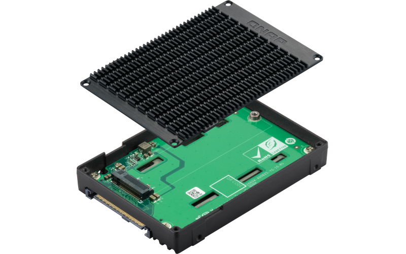 QNAP M.2 2280 PCIe NVMe to U.2 PCIe Gen4 x4 NVMe adapter (QN-QDA-UMP4) (1 Year Manufacture Local Warranty In Singapore)