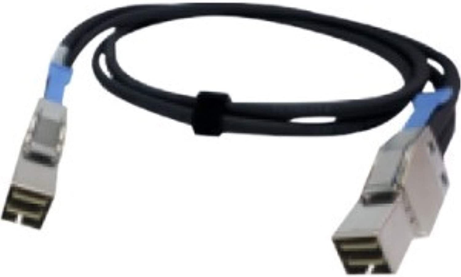 QNAP CAB-SAS05M-8644 Mini SAS cable (SFF-8644), 0.5m  (CAB-SAS05M-8644) (1 Year Manufacture Local Warranty In Singapore)