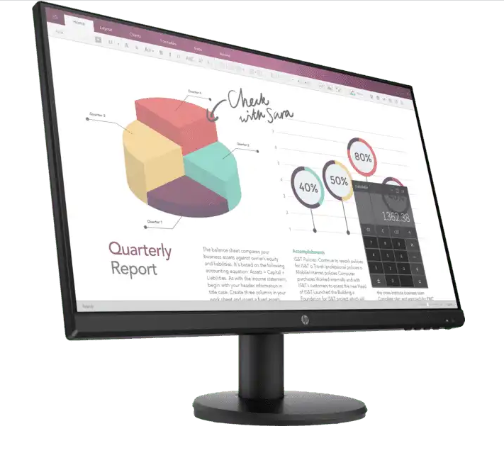 HP P24v G4 FHD Monitor (9TT78AA)(3 Years Manufacture Local Warranty In Singapore) -EOL